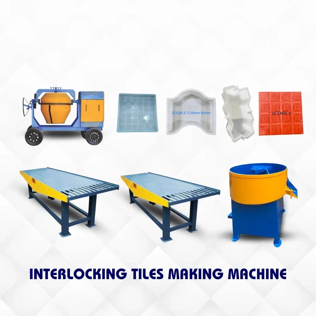 Interlocking Tiles Making Machine