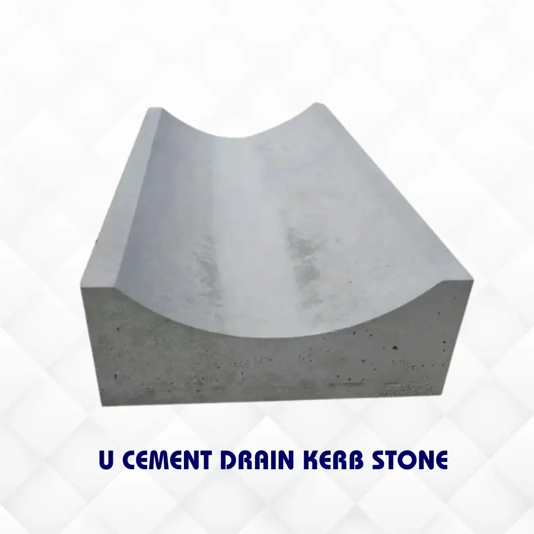 U Cement Drain Kerb Stone