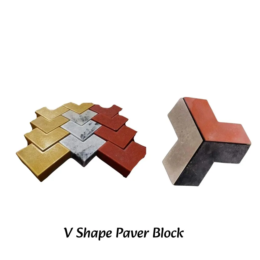V Shape Paver Block