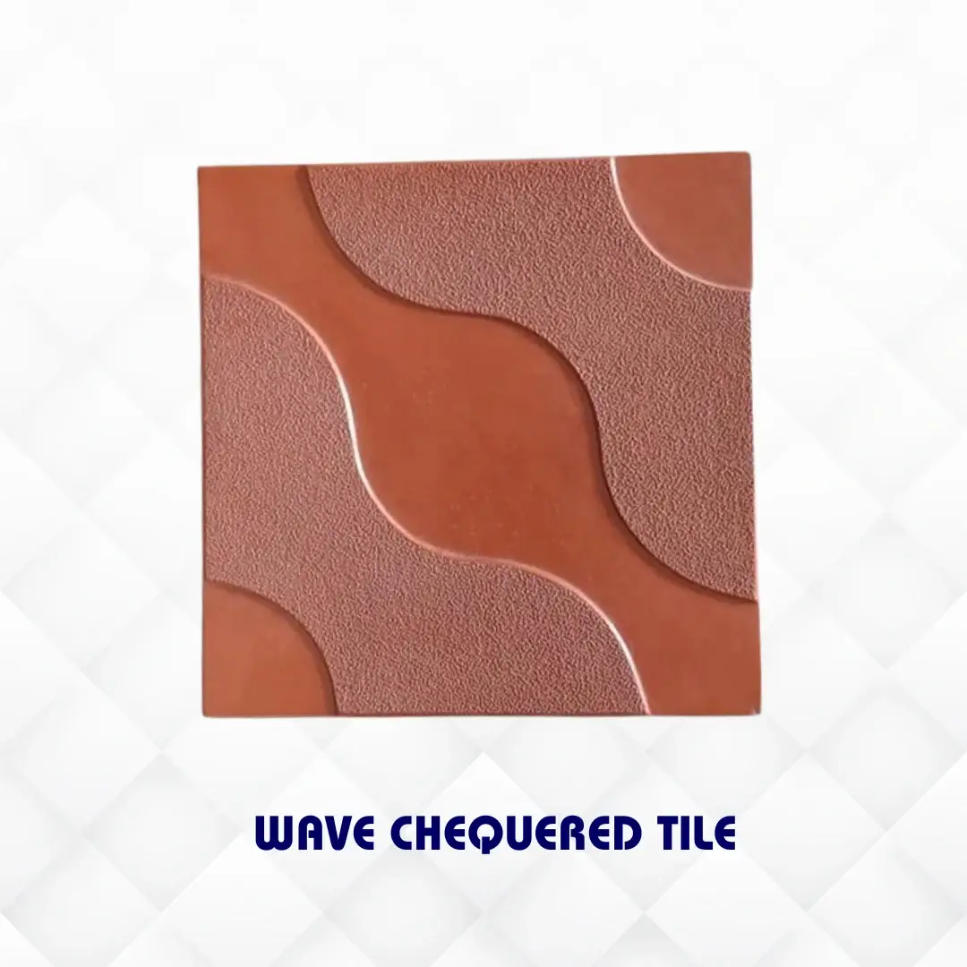 Wave Chequered Tile